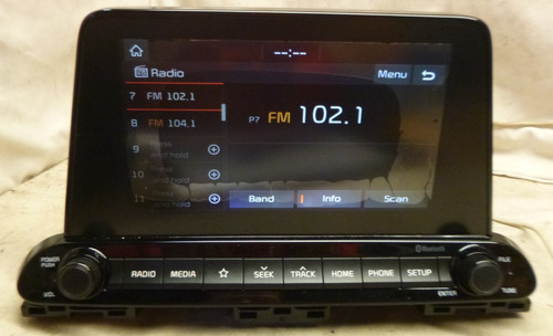 19 20 21 Kia Forte Radio Receiver 96160M7070WK DLC09