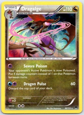 DRAGALGE 86/122 HOLO BREAKPOINT POKEMON LP