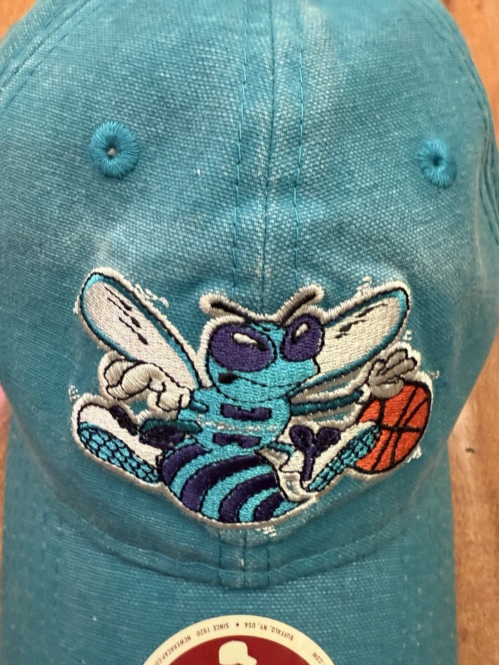 Y2K новый области Charlotte Hornets NBA баскетбольная кепка один размер регулируемый - Изображение 2 из 4