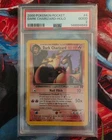2000 POKEMON ROCKET 1ST ED #4 DARK CHARIZARD-HOLO PSA 2
