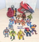 Masters Of The Universe He Man MOTU Lot 1980’s Vintage, 13 Figs, 2 Vehicles, Acc