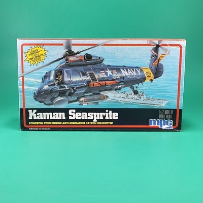 MPC Kaman Seasprite SH-2F Anti-Sub Helicopter Kit #1-4210 1/72 Scale US Navy USN