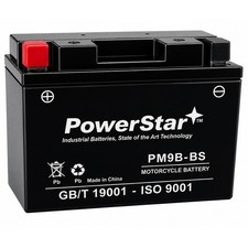 PowerStar ET9B-BS 12V 8Ah ATV Replaces 2007 yamaha raptor700 battery