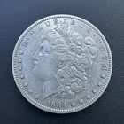 E PLURIBUS UNUM 1884 Lady Liberty Morgan U S Silver Dollar Coin $1