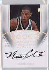 2011-12 Exquisite Collection Rookie Signatures 8/199 Norris Cole #81 Auto 9ih