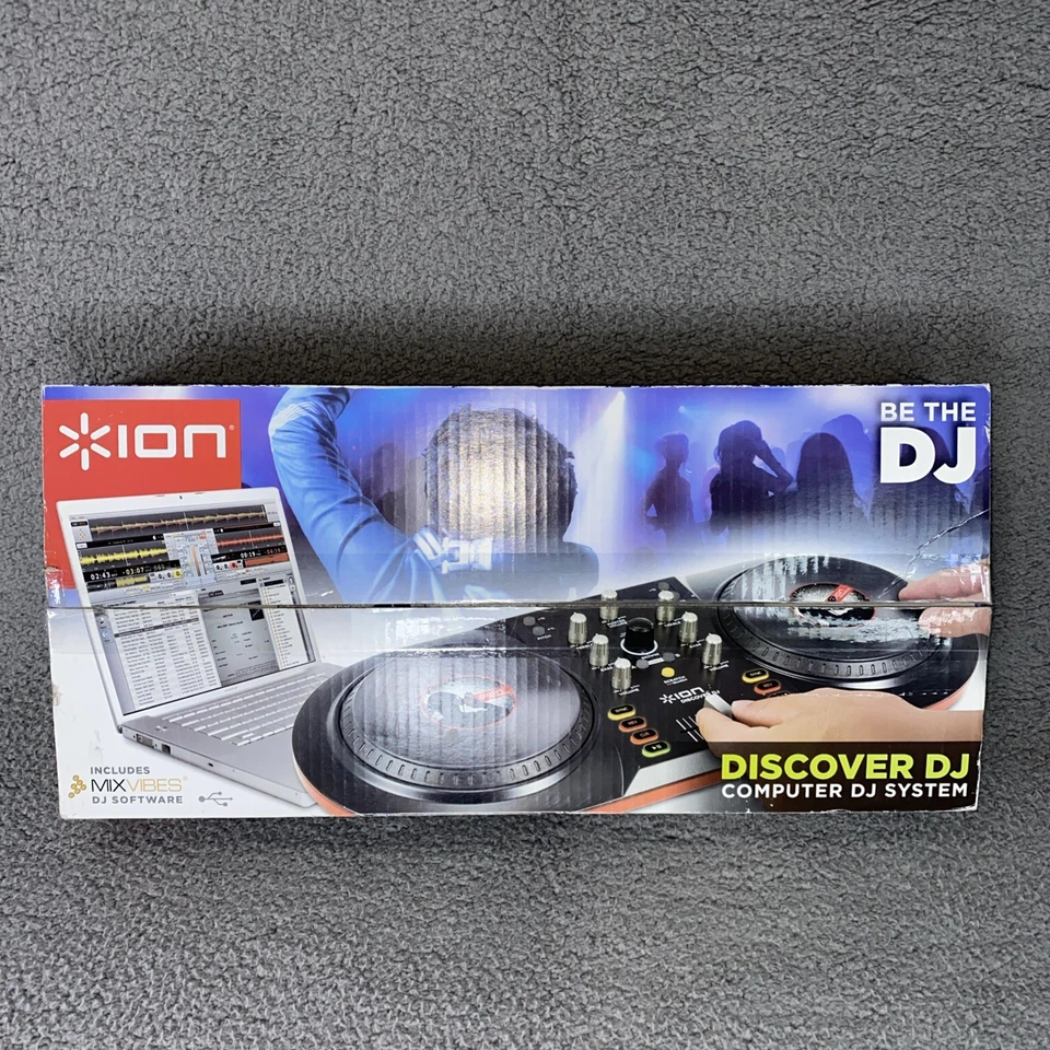 NUEVO EN CAJA (NRFB): ION - Discover DJ - Sistema de DJ de doble cubierta para computadora (LEER) Foto 3 de 4
