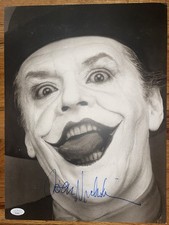 Jack Nicholson Batman The Joker JSA Authenticated Autograph Signed 15x11 Photo
