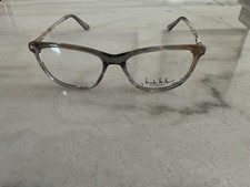 NEW NICOLE MILLER MAJESTIC C01 GREY AUTHENTIC EYEGLASSES 55-17