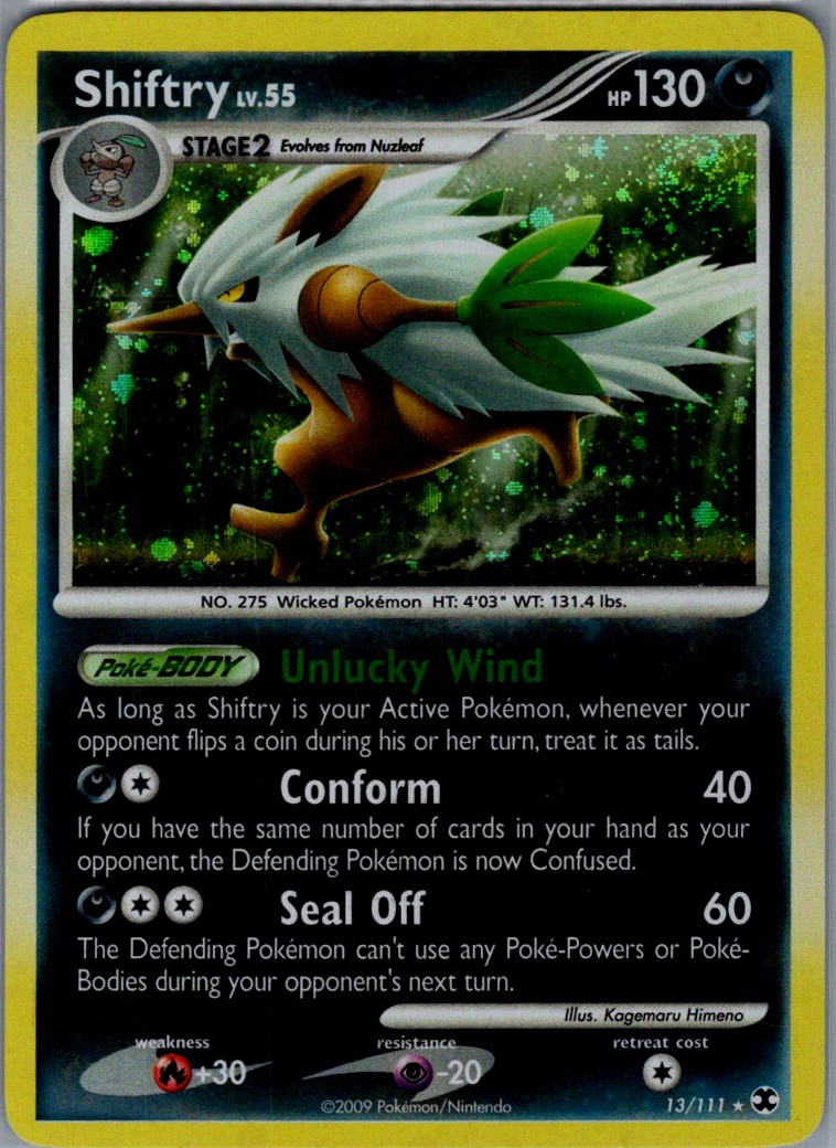 Shiftry Holo Rare Rising Rivals 13/111 NM