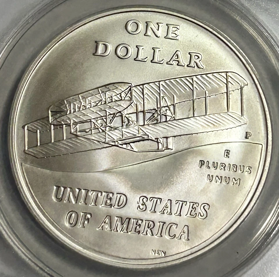 2003-P $1 First Flight Centennial Commemorative Silver (ANACS MS70) GR5897RT - Image 4 of 4