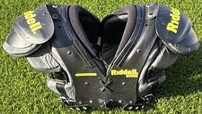 Riddell Power Surge Football Shoulder Pads - Youth L 100 13-14" w/Back Plate