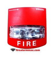 Simplex 49VO-WRFO Wall Red Fire Alarm Strobe