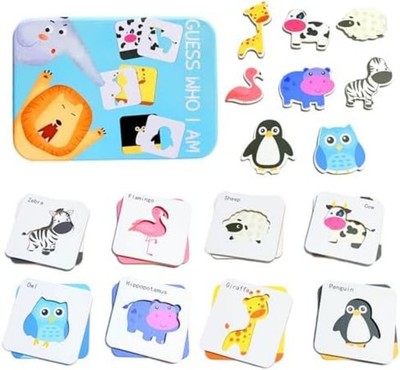 Memory Spiel Kinder Puzzle Karten Matching Paare Montessori Lernspiel 1-3 Jahre