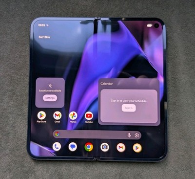 Black (Obsidian) Google Pixel 9 Pro Fold 512GB