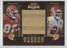 2007 Playoff Contenders Draft Class Gold /250 Dwayne Bowe Kolby Smith #DC-16 0c6