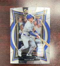 2025 Panini Select Matt Shaw Chicago Cubs Concourse Rookie Baseball #34