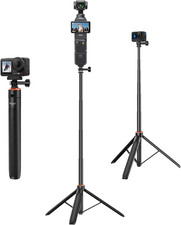 53" Action Camera Selfie Stick Tripod for DJI Osmo Pocket 4/3, Gopro Hero