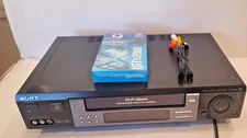 Sony SLV-M20HF VCR VHS Player Recorder 4 Head HiFi Cables VHS Tap Tested Working