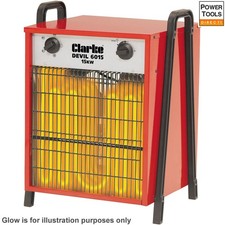 Clarke 6925235 Devil 6015 Industrial 15Kw Electric Fan Heater (400V - 3 Phase)