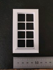 1 Working Window Frame, Dolls House Miniature DIY Fixture Fittings 1:12 54x93mm