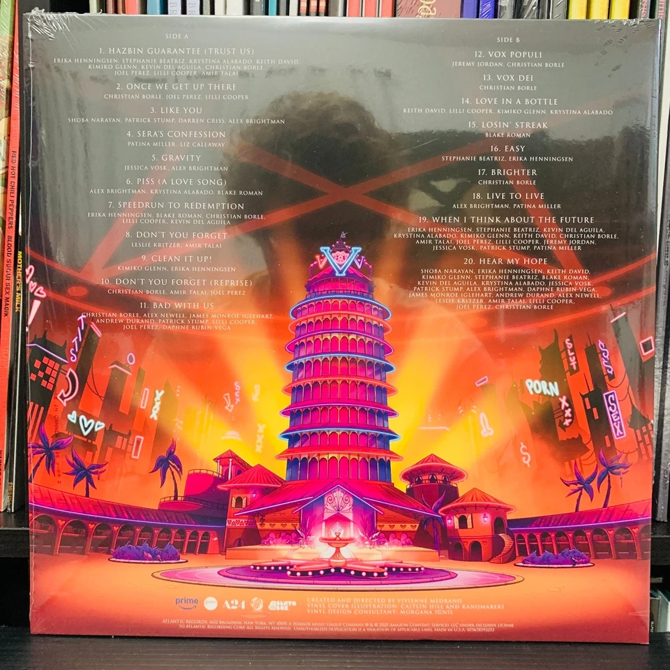 Hazbin Hotel: Season Two Original Soundtrack Voxtek Splatter Vinyl LP New OST - Image 3 of 4