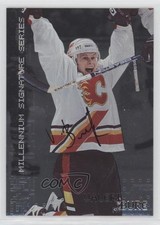 1999-00 ITG Be A Player Millennium Signature Series Valeri Bure #40 Auto 2d8