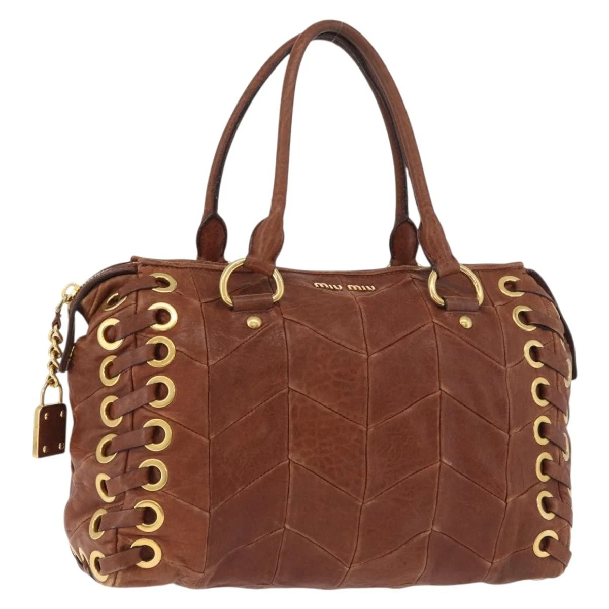 Brown Leather Exterior Miu Miu Bags & Handbags for Women | eBay