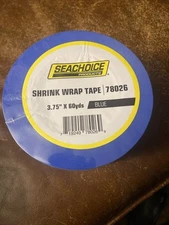 1 Roll Seachoice 78026 Shrink Wrap Tape 3.75” X 60yd Blue Boat Marine Cheap  New