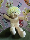 vintage Cabbage patch kid 1980s hm3 1983 long looped lemon haired girl doll