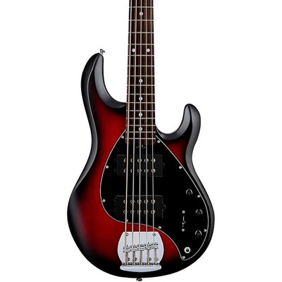 Sterling by Music Man StingRay Ray5HH LE 5String Bass Ruby Red Burst Satin