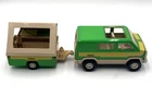 Vintage Tonka Green Van W/ Pop Up Camper 1970s Pressed Steel USA Toy