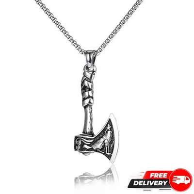 #ad Nordic Viking Axe Pendant Necklace Celtic Fashion Jewelry $12.98