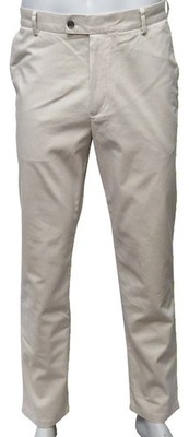 Charles Tyrwhitt Herren klassische Passform Baumwolle Chinohose bügelfrei Stein Hose 34'' G