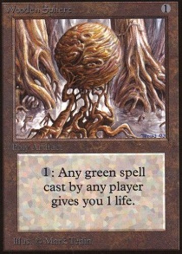 1 x Wooden Sphere - Unlimited - Moderate Play - MTG