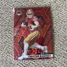 Christian McCaffrey [Red Scope] #179 2025 Panini Mosaic