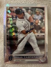 2022 Topps Chrome - Miguel Cabrera #96 Prizm Refractor