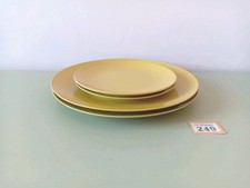 4x Retro Melamine Plates, Dinner & Side, Vintage Melaware #249