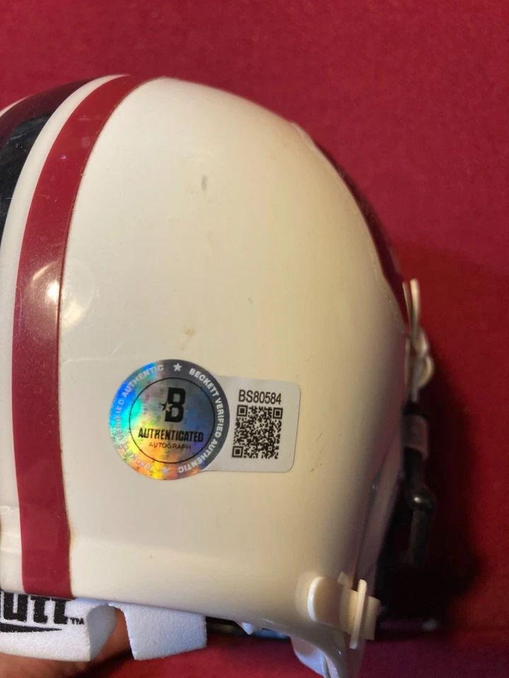 Marcus Lattimore South Carolina Autographed Mini Helmet Beckett Authenticated - Image 3 of 3