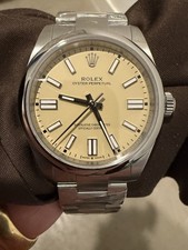 NEW STICKERED 2025 PAPERS Rolex Oyster Perpetual BEIGE Beige 41MM 134300 BOX 2