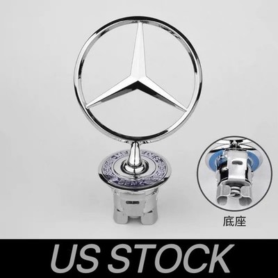 For MercedesBenz W240 W211 W221 C S E CLK Front Hood Star Emblem Badge 44mm