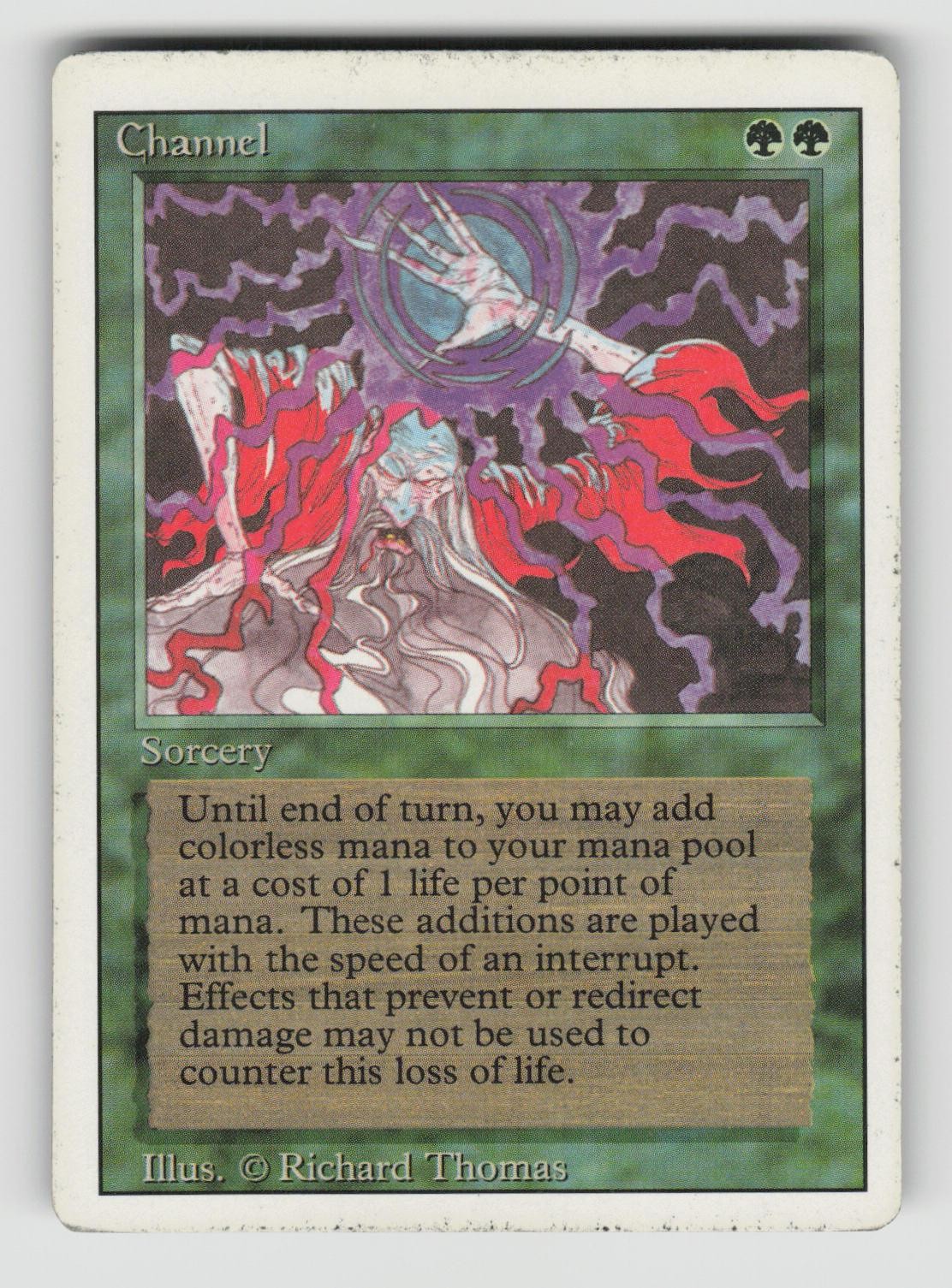 Channel Uncommon Revised Edition Magic: The Gathering Near Mint
