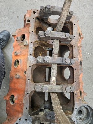 1969-71 BBC L78 396 402 375HP 4 Bolt Main Block 3969854 854 B-2-71 CE PAD STAMP
