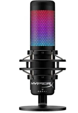 HyperX QuadCast S RGB LED USB Cardioid Microphone - Black.  Brand New