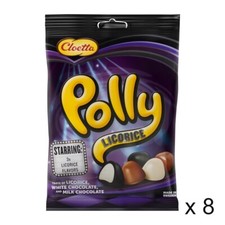 Cloetta Polly Licorice 8-pack (8x150 grams) - Swedish Candy