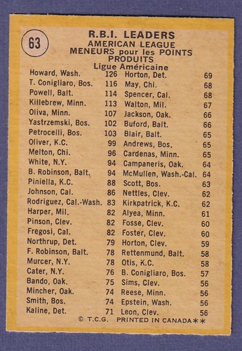Béisbol OPC 1971 (1-132) * Tú eliges * Condiciones enumeradas - Imagen 35 de 74