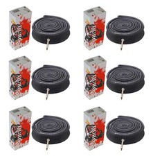 6 DURO Bicycle Inner Tube 700 x 35c/38c/43c 52mm Thorn Resistant PRESTA Valve.