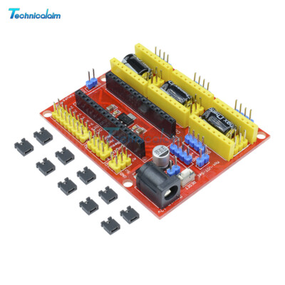 10PCS Red CNC Shield V4 Engraving Machine Board Stepper Motor Driver For Arduino