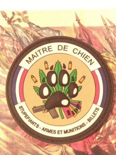 écusson / patch velcro Obsolète   gendarmerie équipe cynophile  Maître De Chien  - Photo 1/1