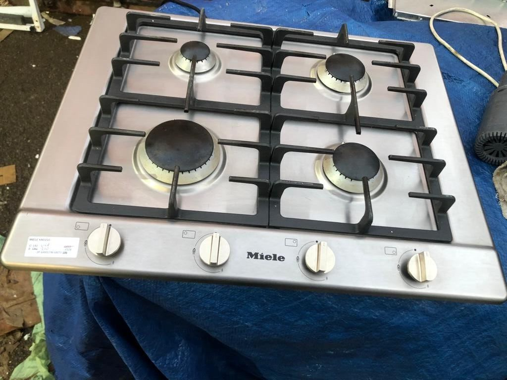 Miele KM2010 65cm 4 Burner Gas Hob Stainless Steel eBay