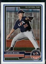 2023 Panini USA Baseball Stars & Stripes #10 Carson Messina